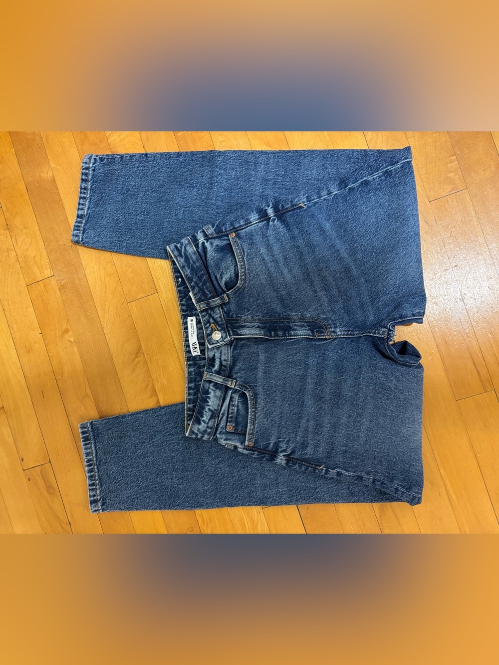 Zara High Waisted Mom Jeans